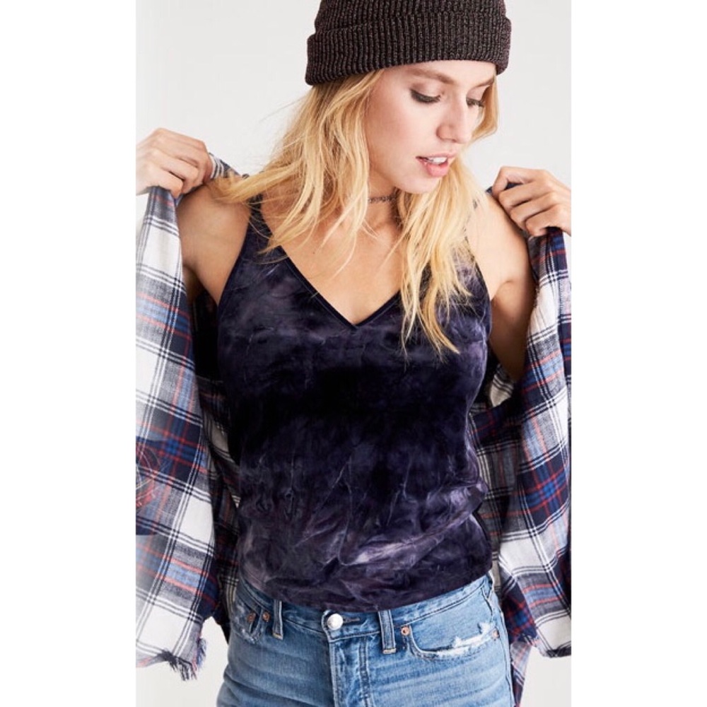 Velvet Tie-Dye Cami